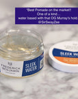 Water based pomade for 360 waves