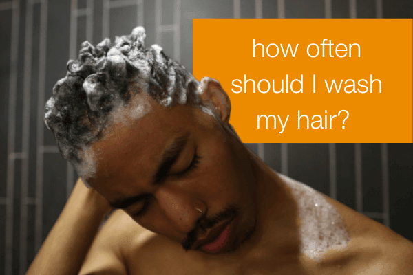How often should guys shampoo their hair?