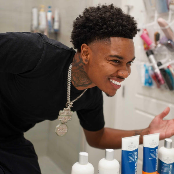 hair routine for dry hair