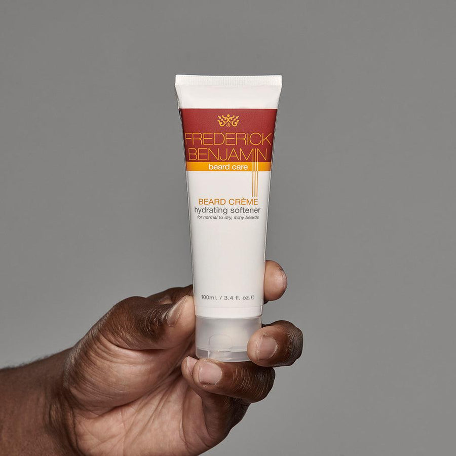 frederick benjamin beard creme, best hydrating softener for facial hair, best beard creme for men of color, best beard product for black men