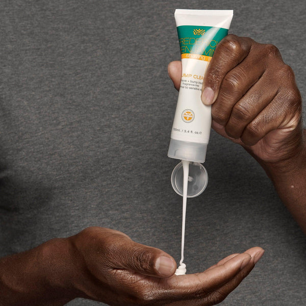 best product for black men with beards, best product for black men who shave, best product for black men to get rid of razor bumps, best product to prevent razor bumps for men of color